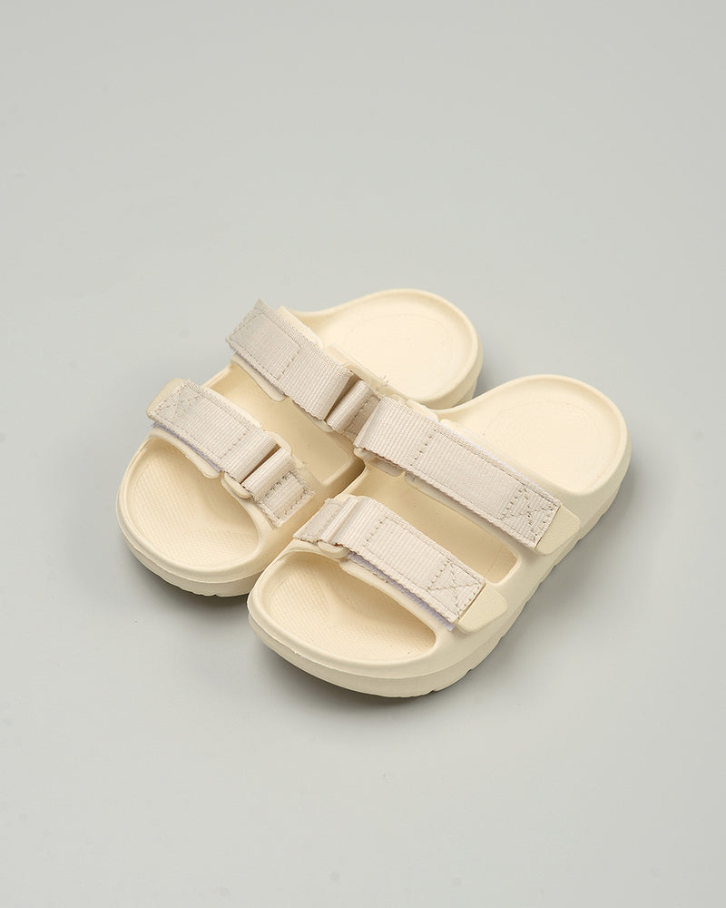 Carter Slip On Sandals in Beige