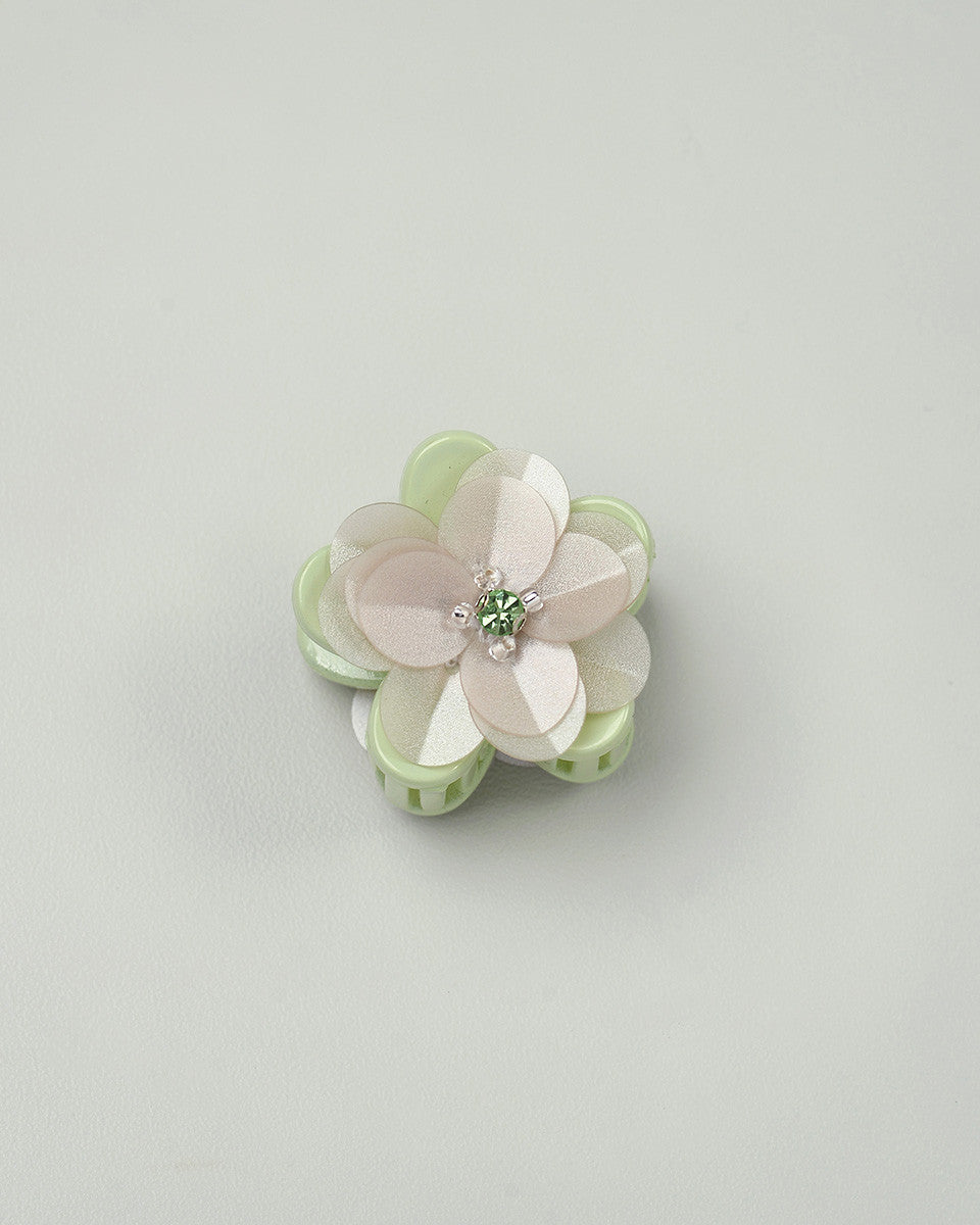 Rowena Mini Hairclip in Ash