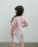 Rae Tulip Blouse in Pink