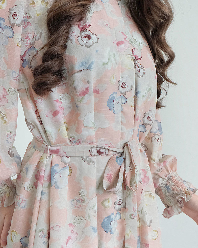 Lady Alaia in Peach