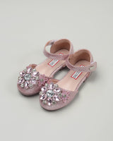 Elsa Crystal Shoes in Pink