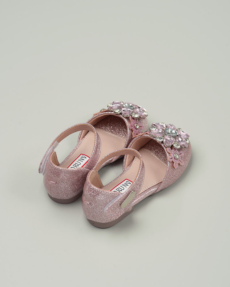 Elsa Crystal Shoes in Pink