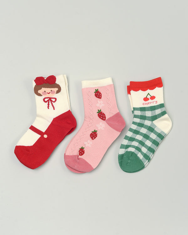 .candybutton. Socks Package - Gingham