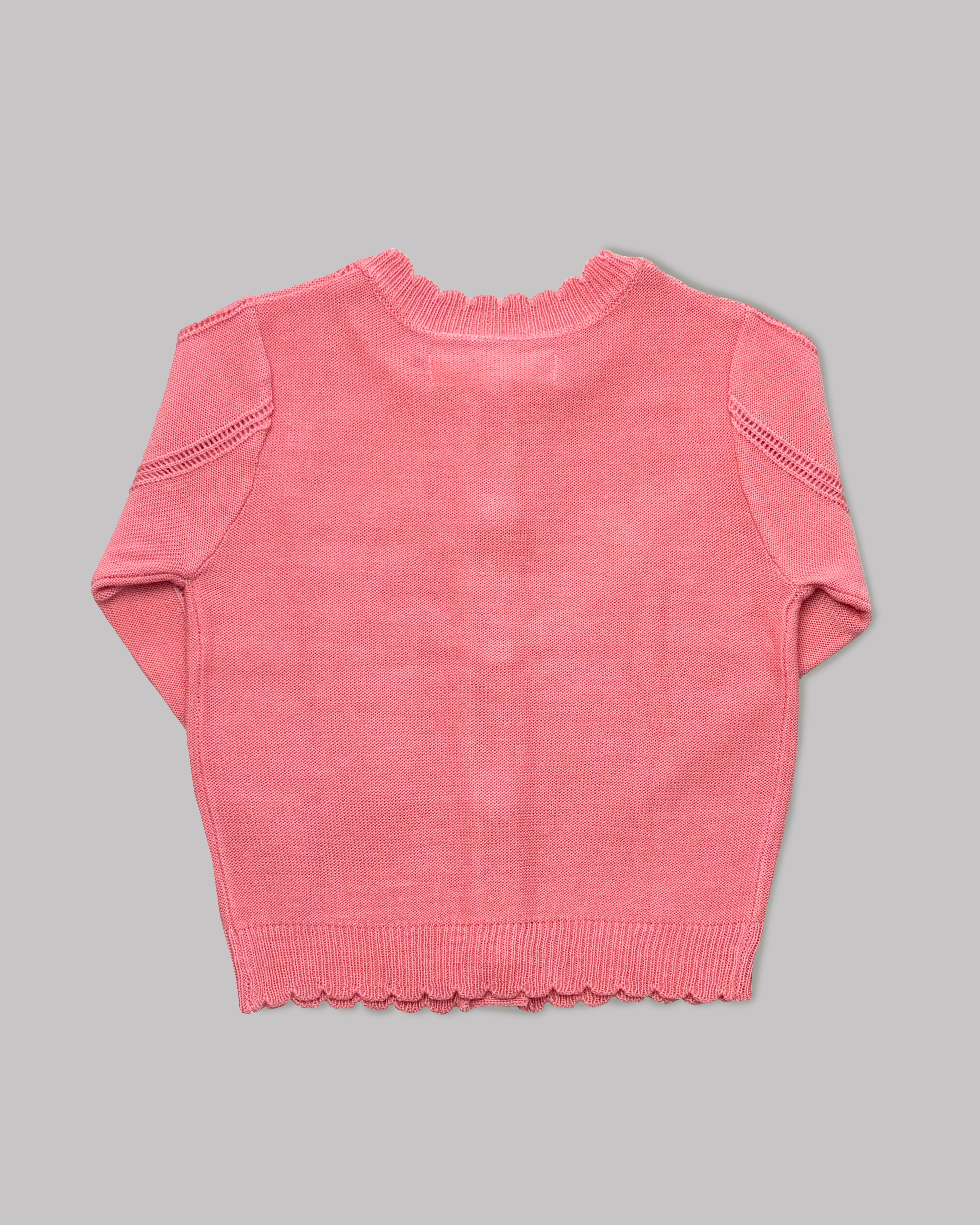 Amora Knit Cardigan in Peony