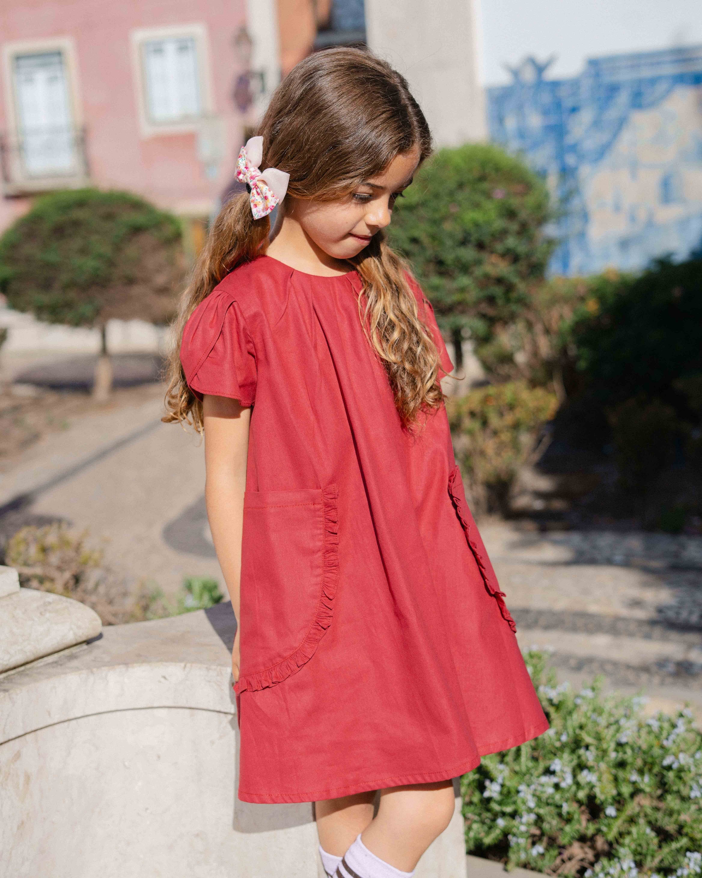 Emilia Windmill Bow in Pink