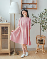 Bridgeton Puffy Dress in Pink