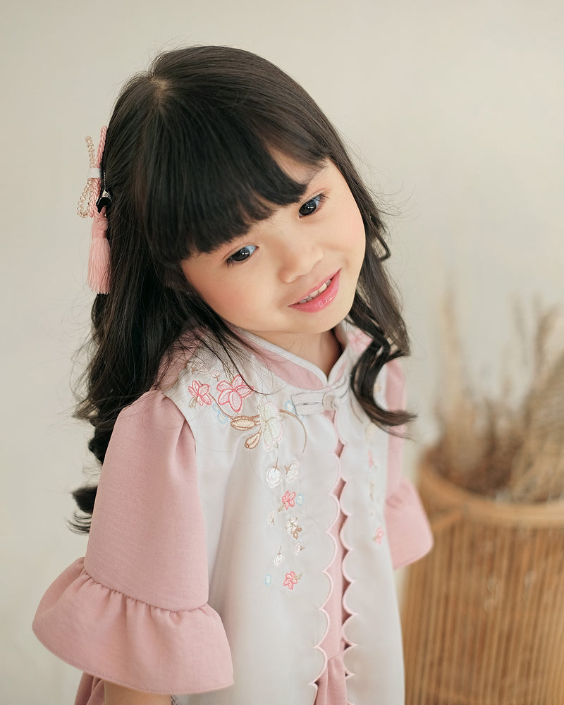 Mae Qipao Dress in Pink