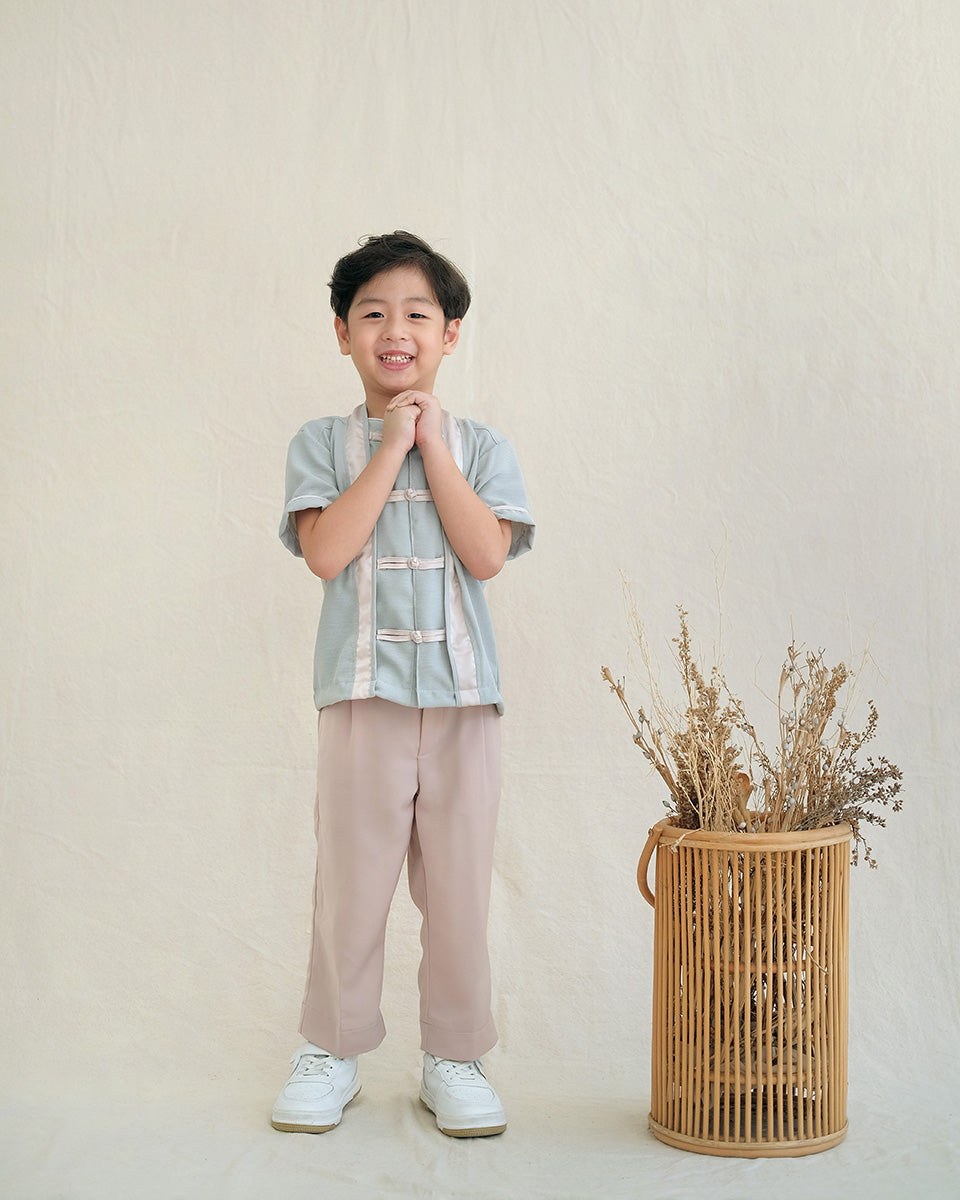 Suga Unisex Wide Pants in Khaki