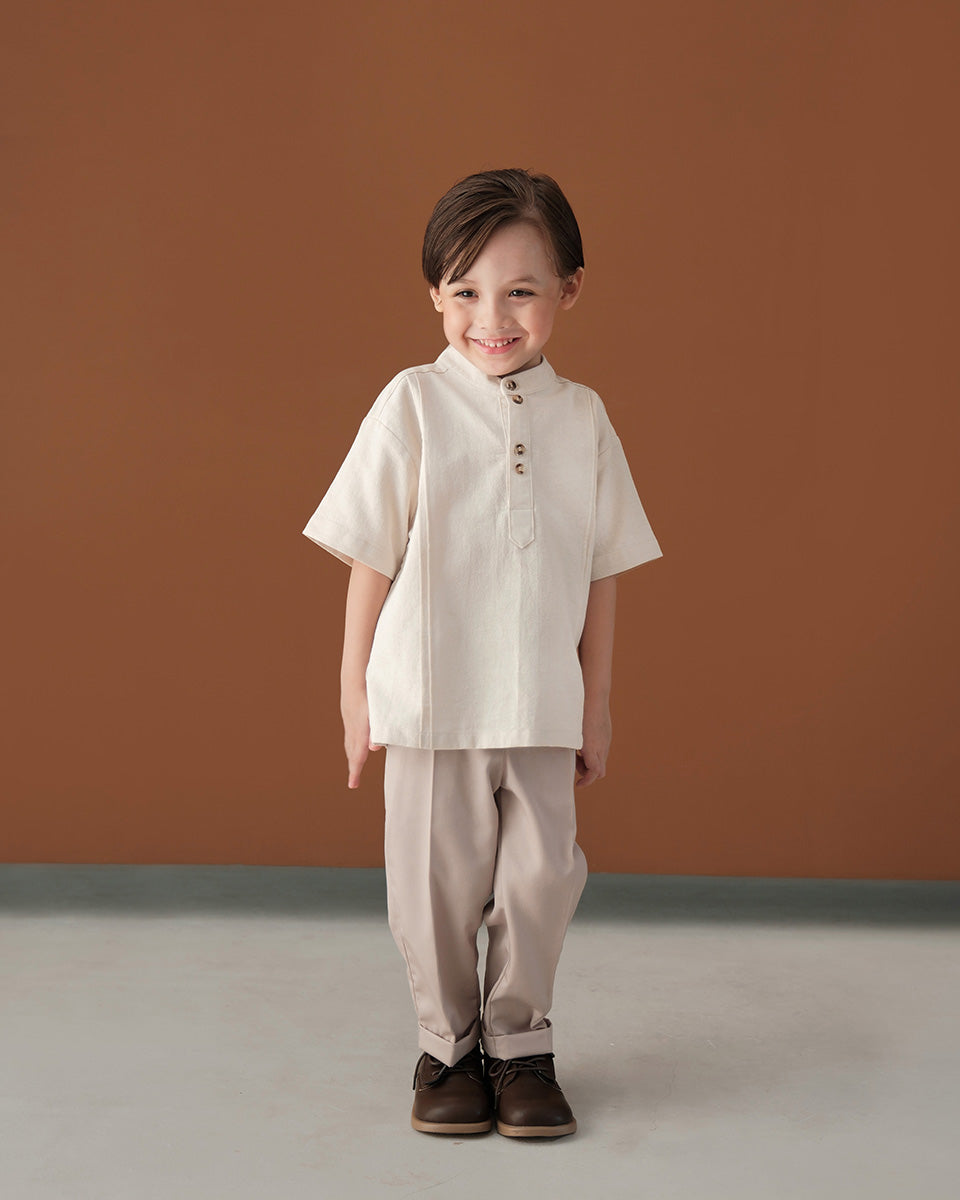 Darien Polo Eid Shirt in Choco