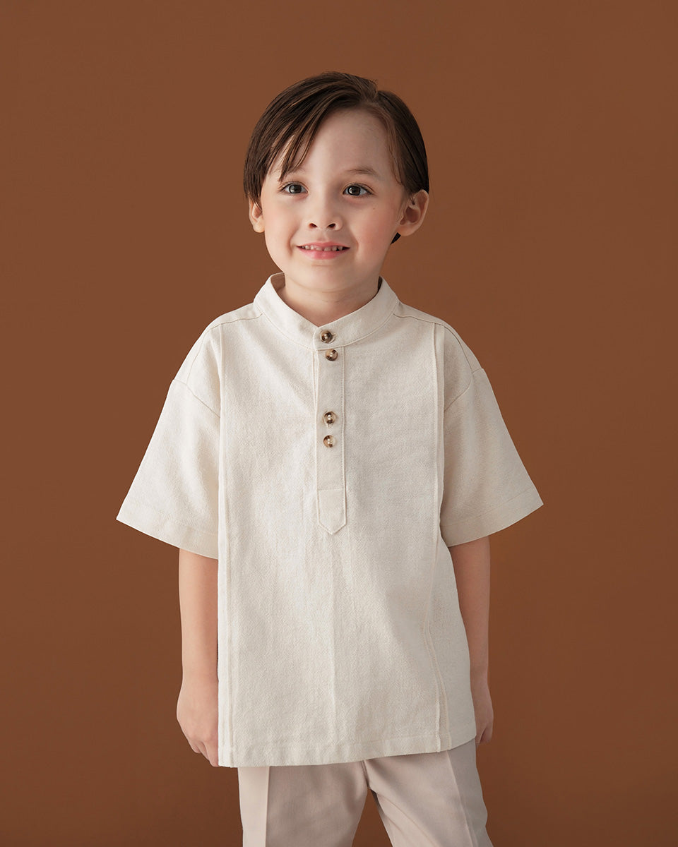 Darien Polo Eid Shirt in Choco