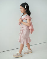 Aecha Ruffle Skirt in Pink
