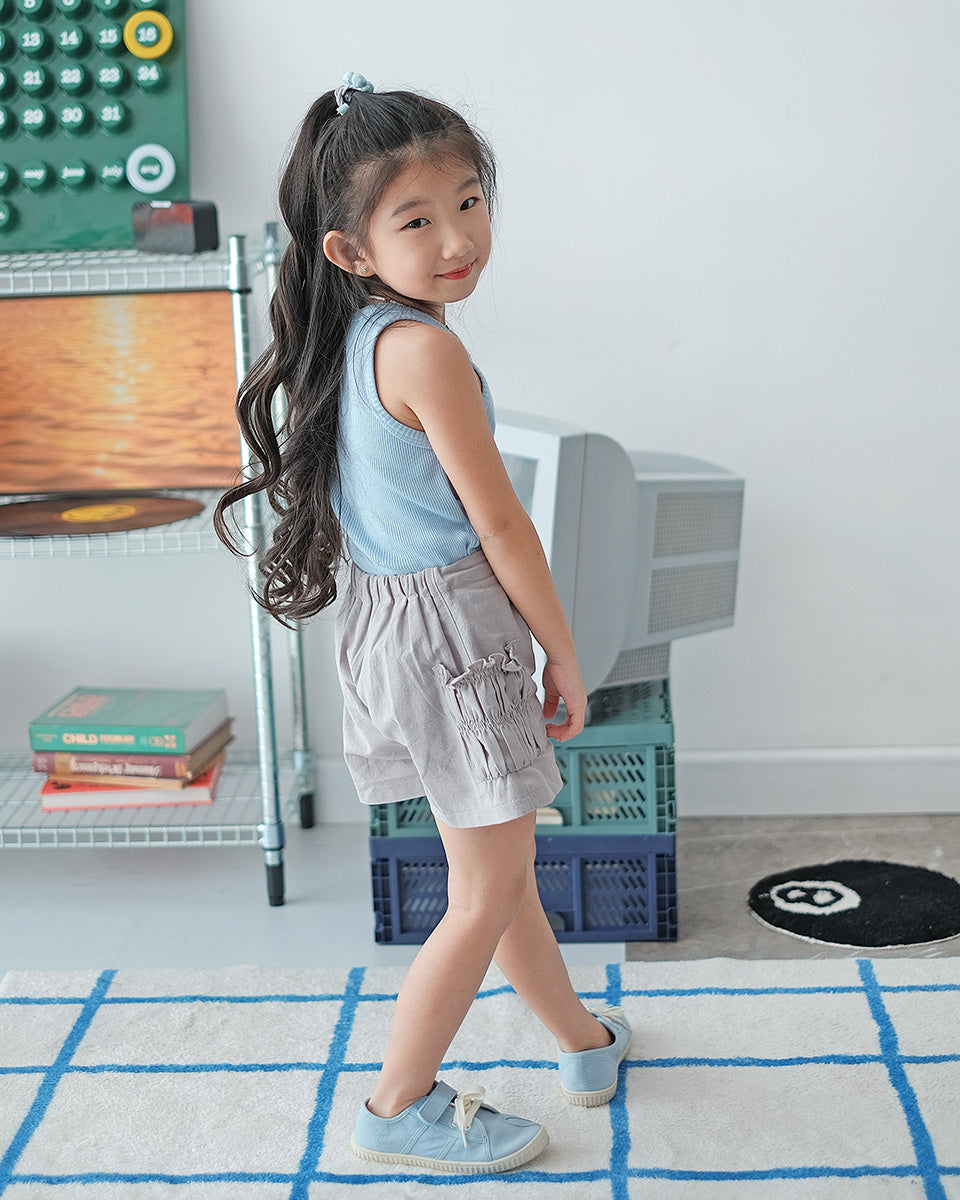 Darling Smock Short in Grey