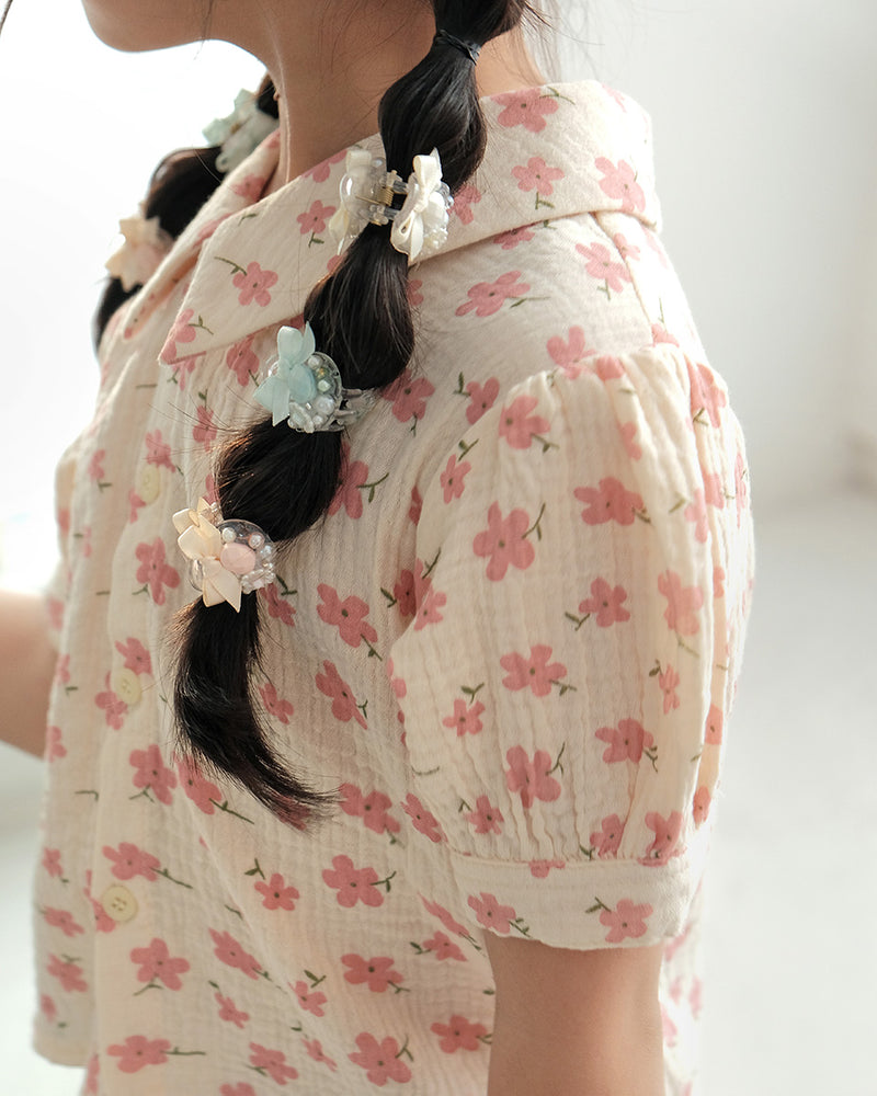 Jisu Hairclips in Pink