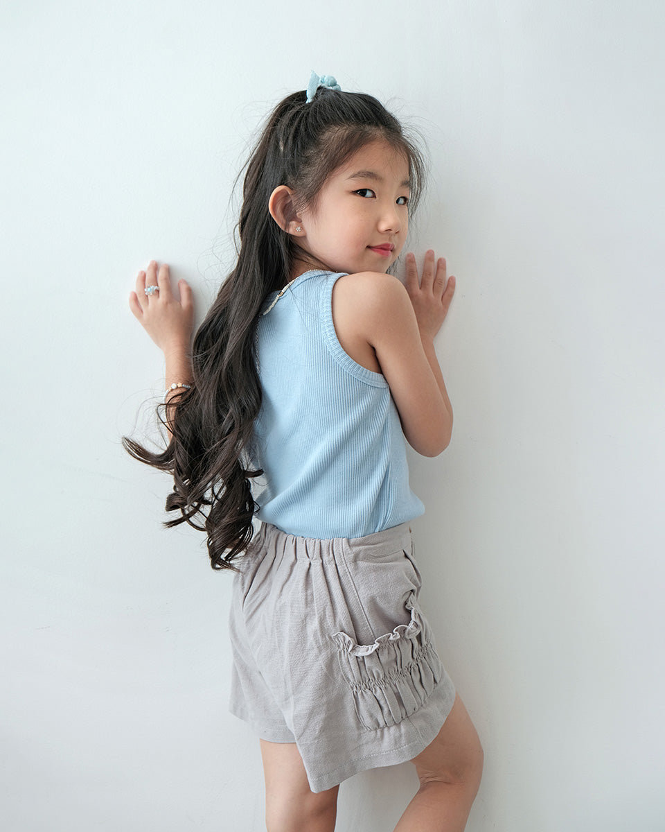 Darling Smock Short in Grey