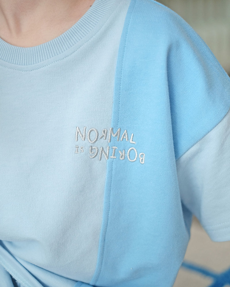 Normal Is Boring Set in Blue