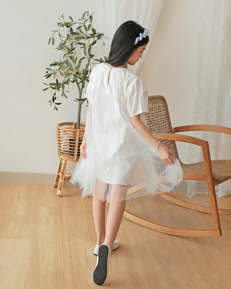 Portia Tutu Dress in White