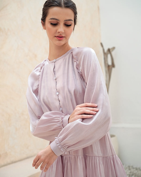 Lady Catira Shimmer Tunic in Lilac