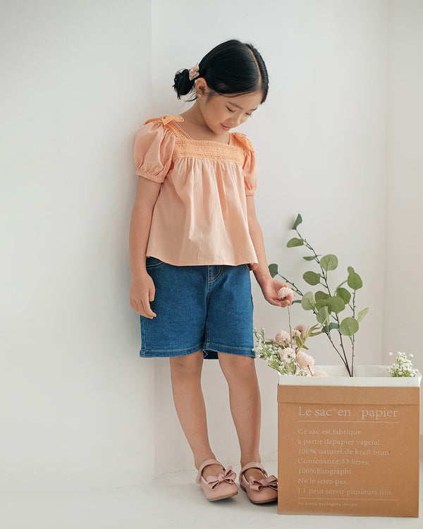 Erin Bow Lace Blouse