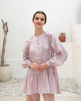 Lady Catira Shimmer Tunic in Lilac