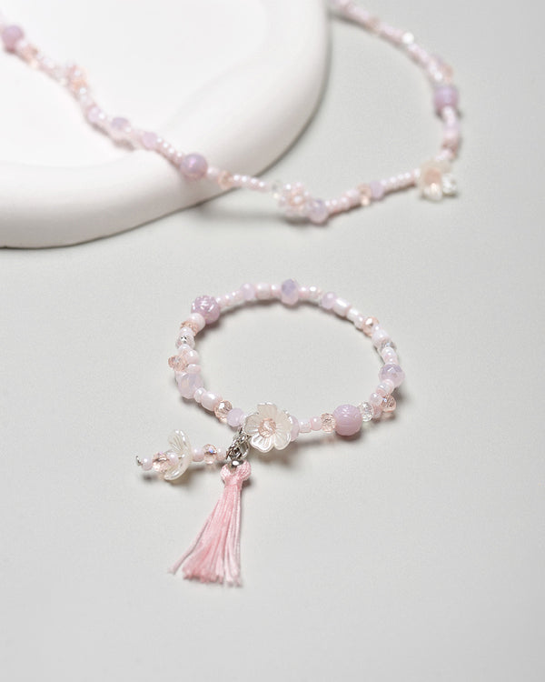 Charm Bracelet in Pink