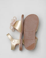 Chara Bow Sandals in Gold