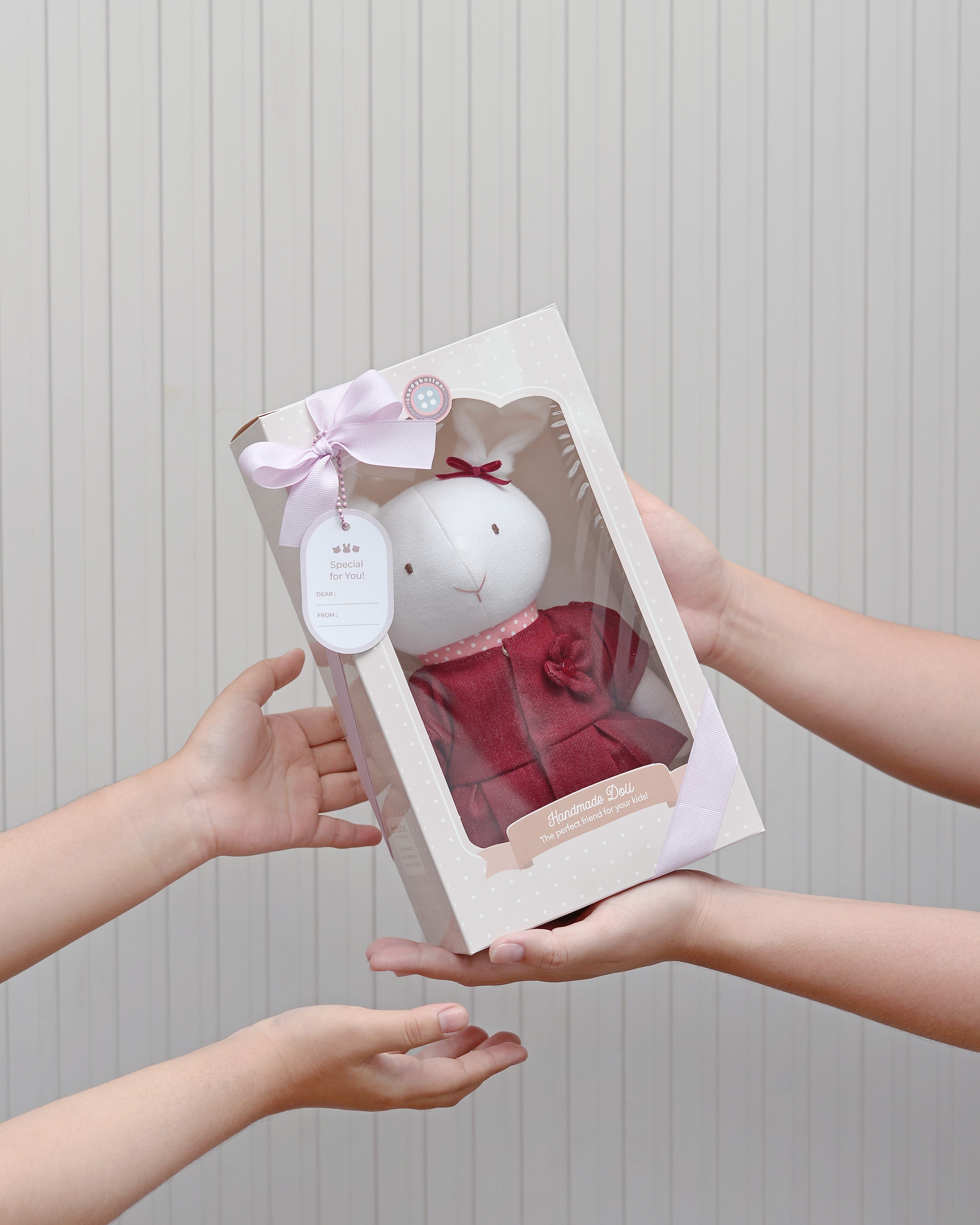 Coco Bunny Doll in Faith Peplum Clothes