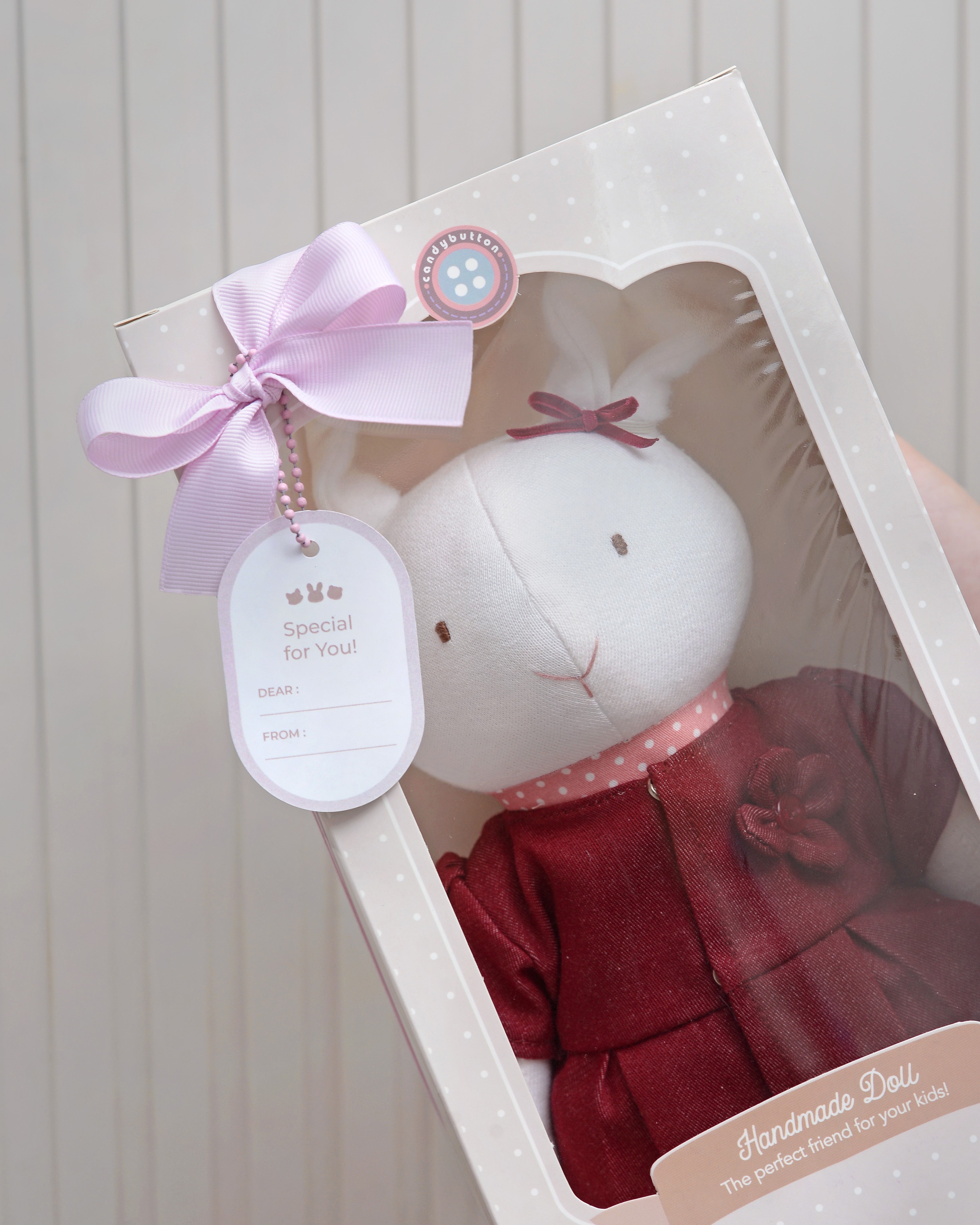 Coco Bunny Doll in Faith Peplum Clothes