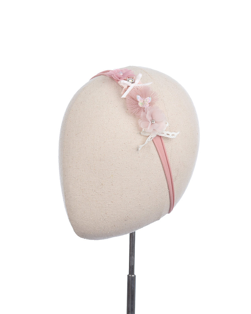 Papillion Headband in Pink