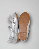 Margot Flat Shoes in Silver