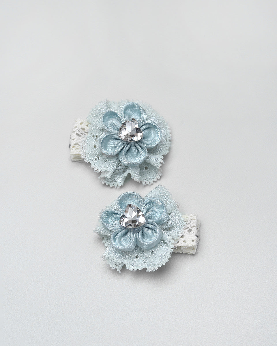 Lalita Mini Hairpin in Blue