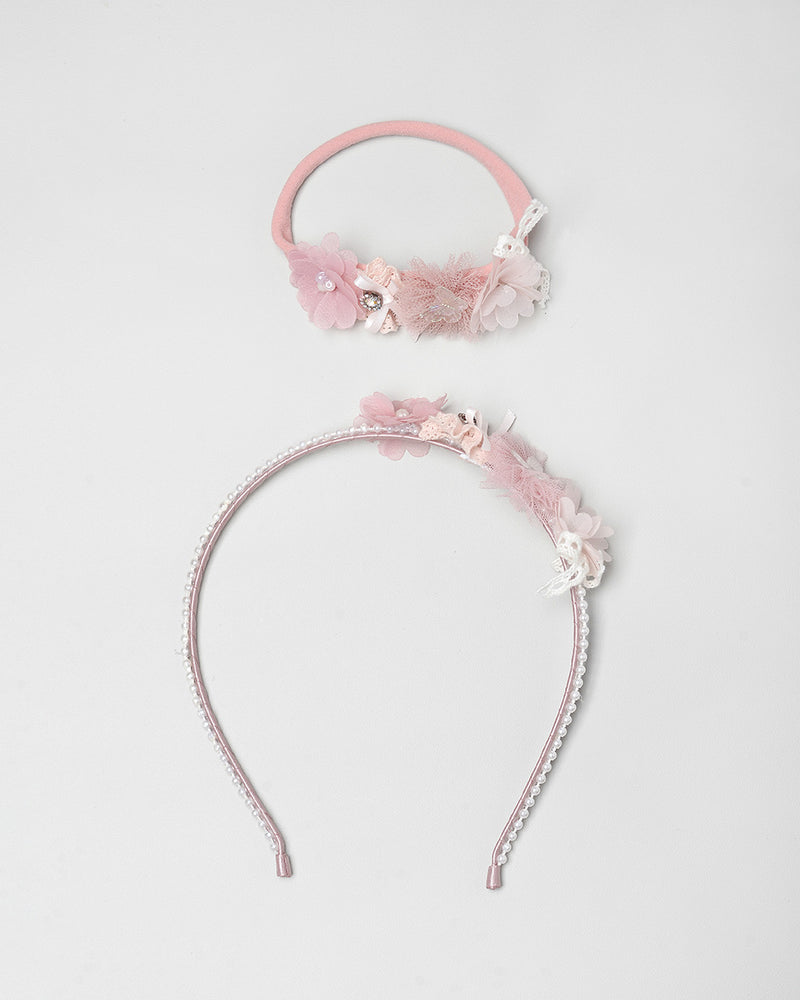 Papillion Headband in Pink