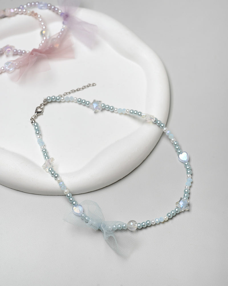 Freia Necklace in Blue