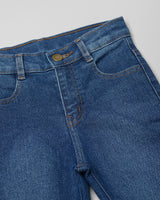 Kendall Straight Cut Jeans in Dark Denim