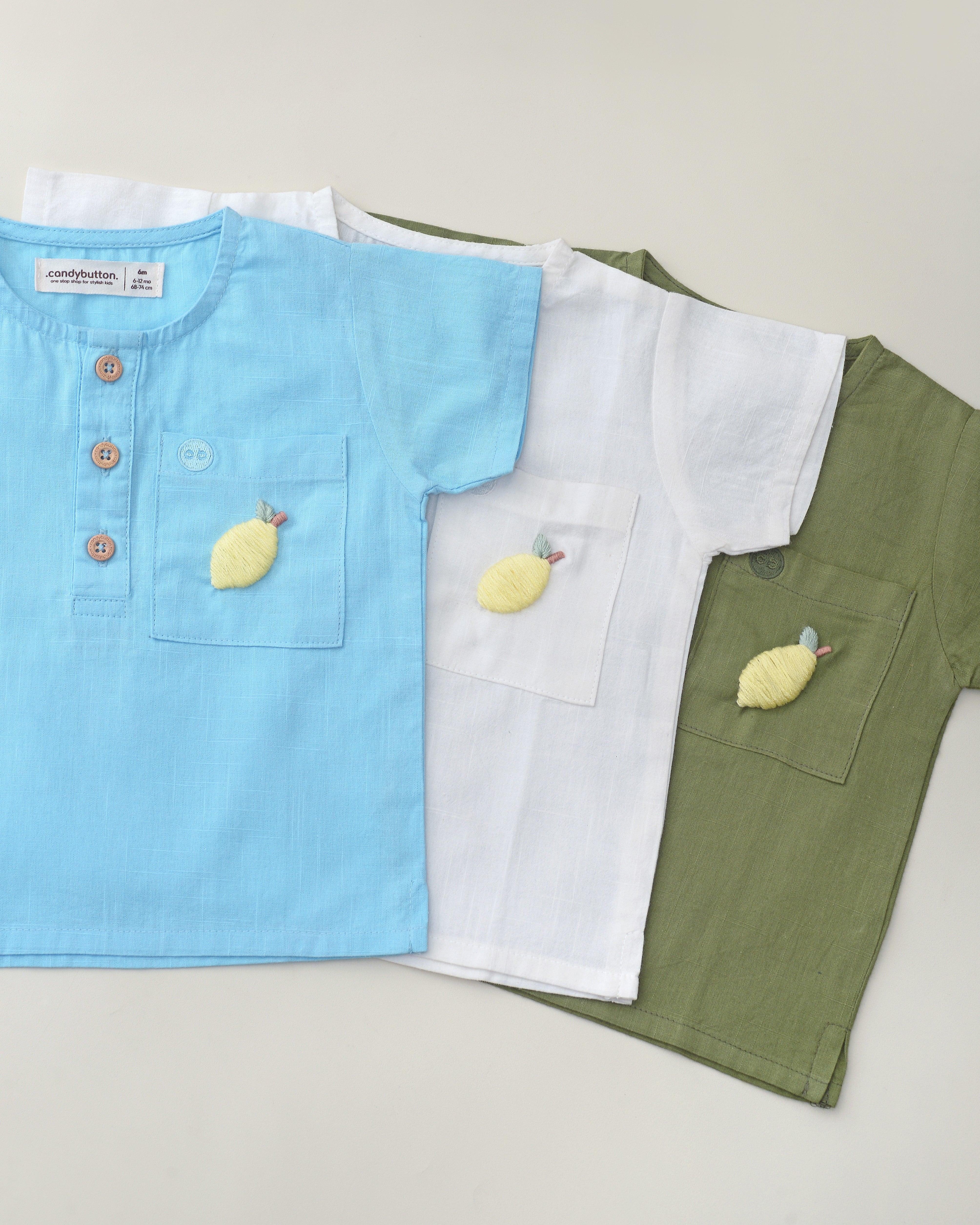 Henley Shirt in Olive