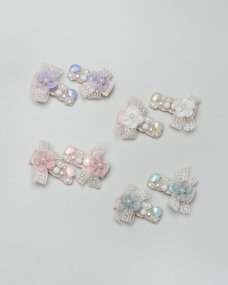 Hara Hairpin in White