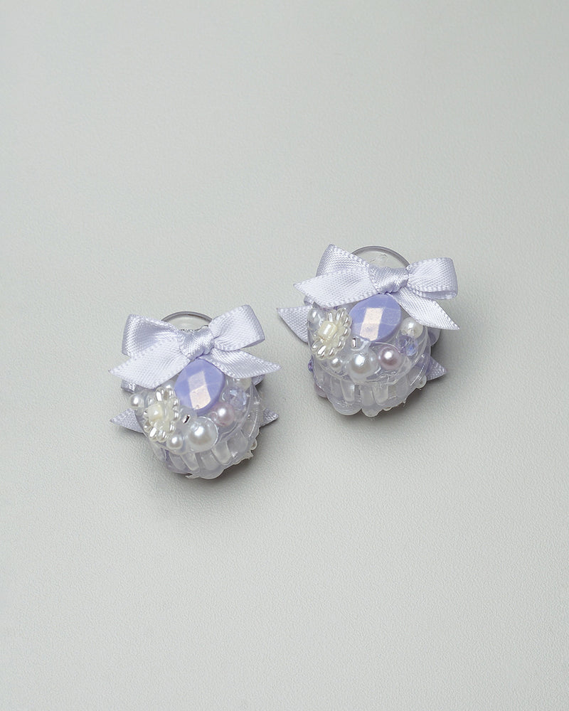 Jisu Hairclips in Purple