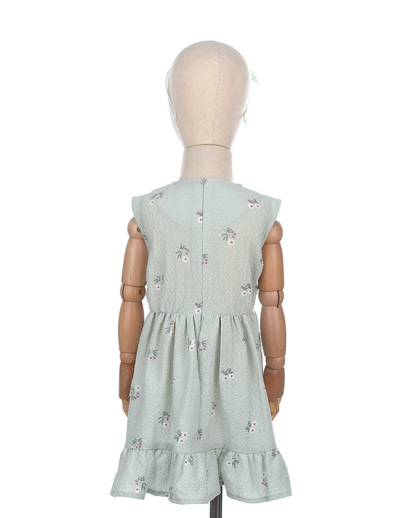 Eoni Crinkle Dress in Mint