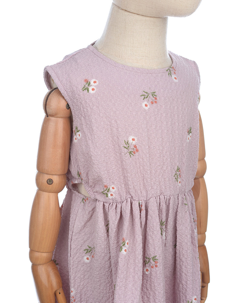 Eoni Crinkle Dress in Lilac