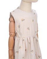 Eoni Crinkle Dress in Vanilla