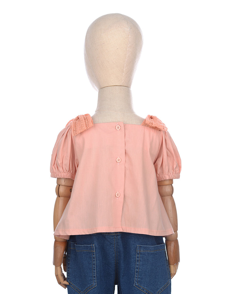 Erin Bow Lace Blouse