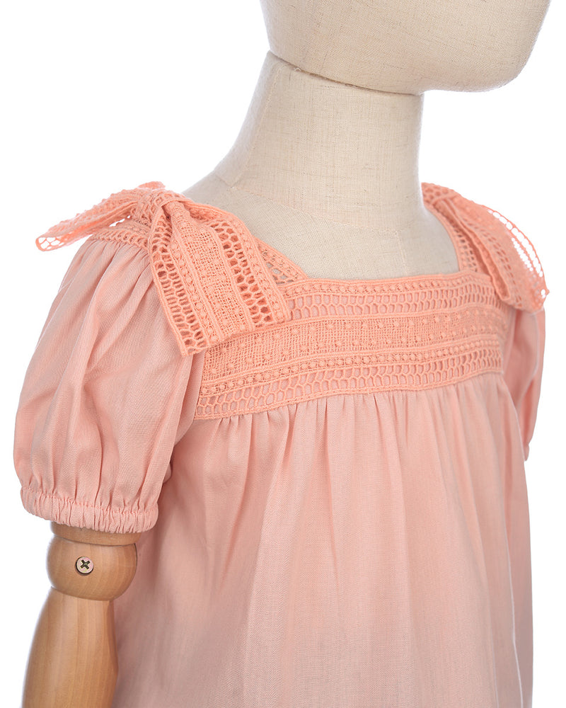 Erin Bow Lace Blouse