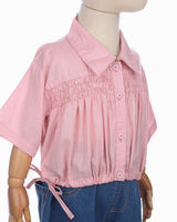 Hyeri Smock Shirt in Pink