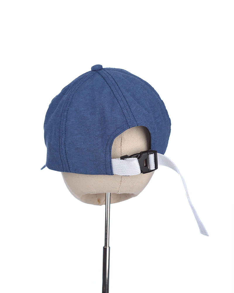 Hiro Bow Cap in Blue