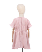 Comely Smock Dress in Pink