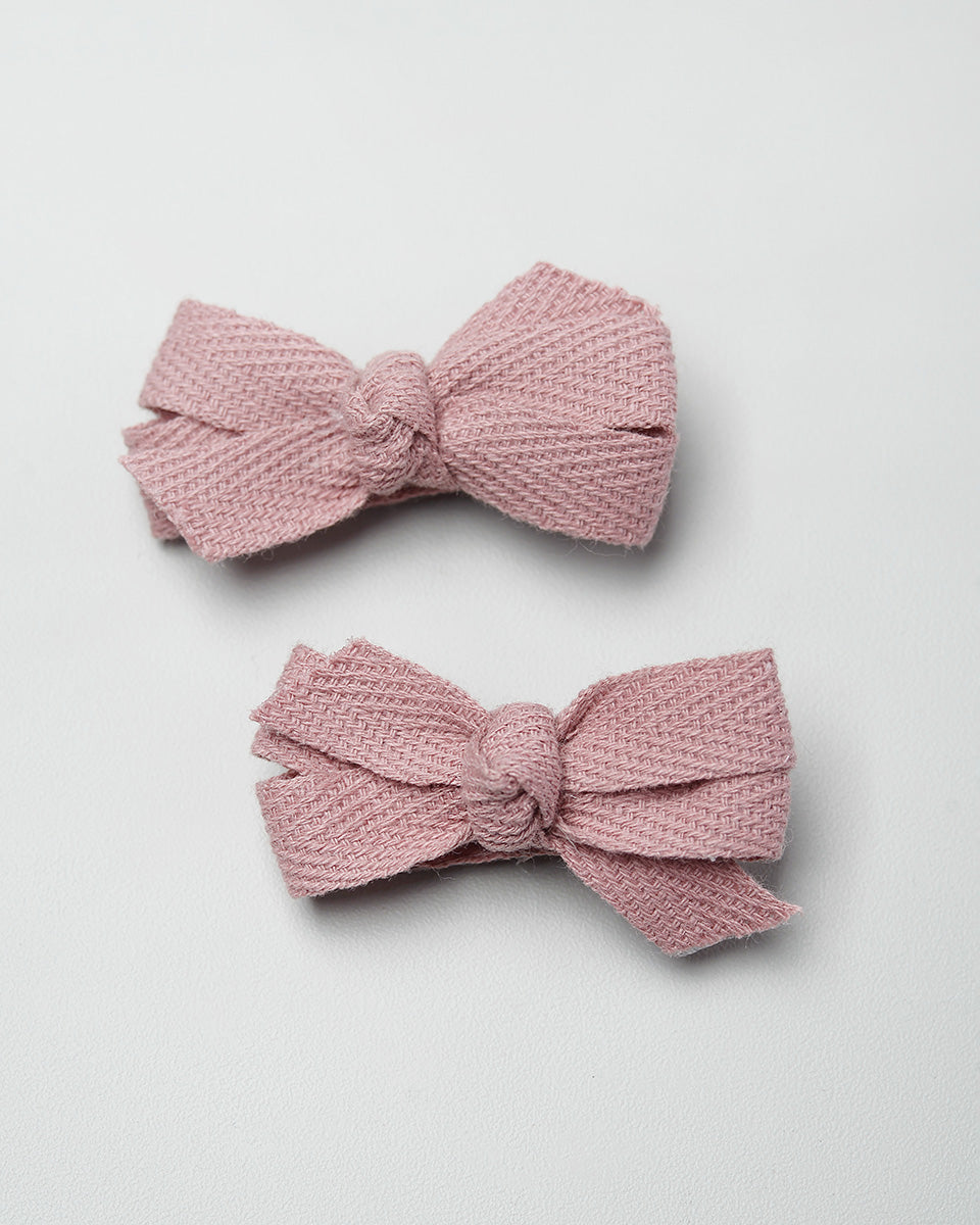 Cute Bow Hairpin in Dusty