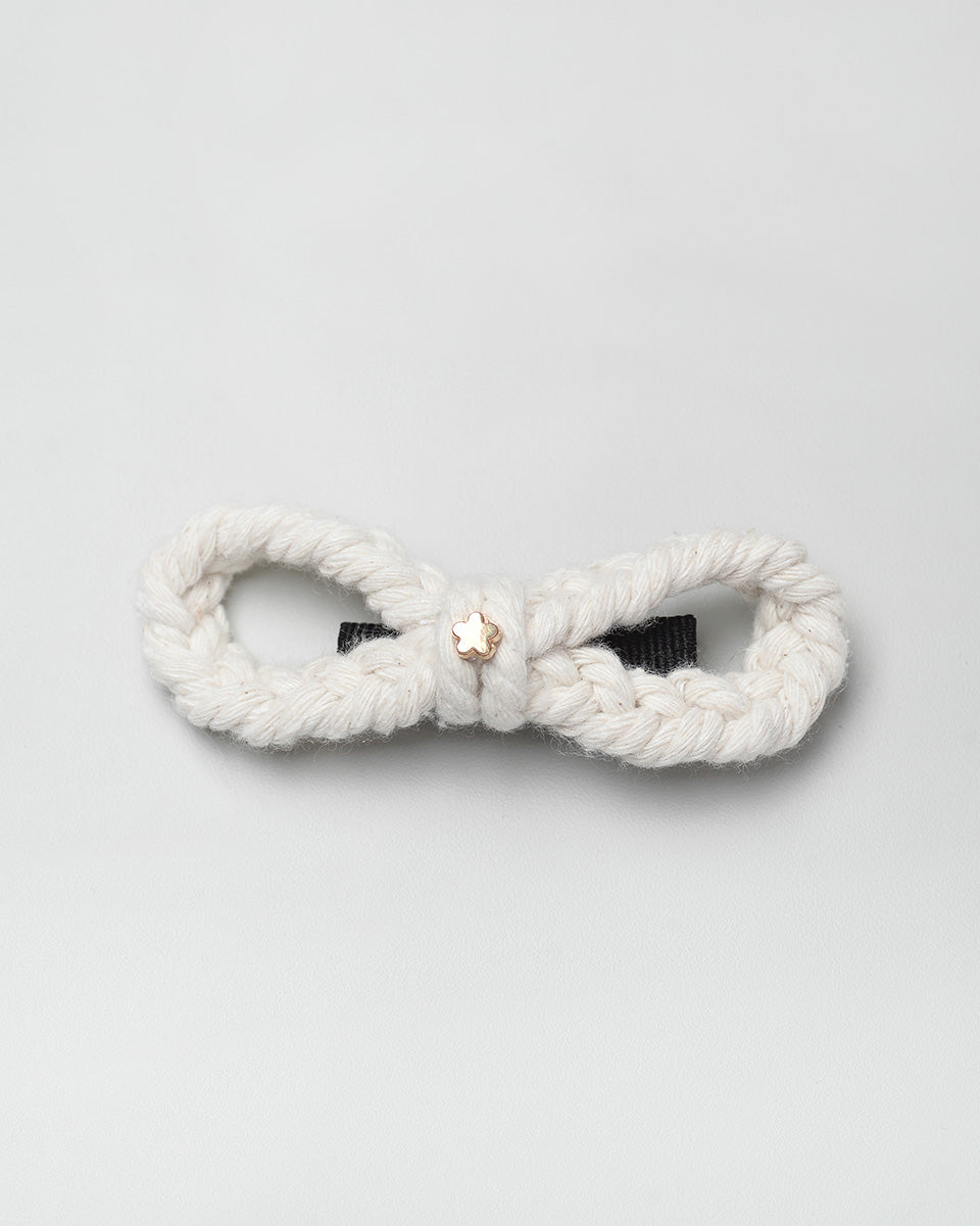 Adore Braid Bow White