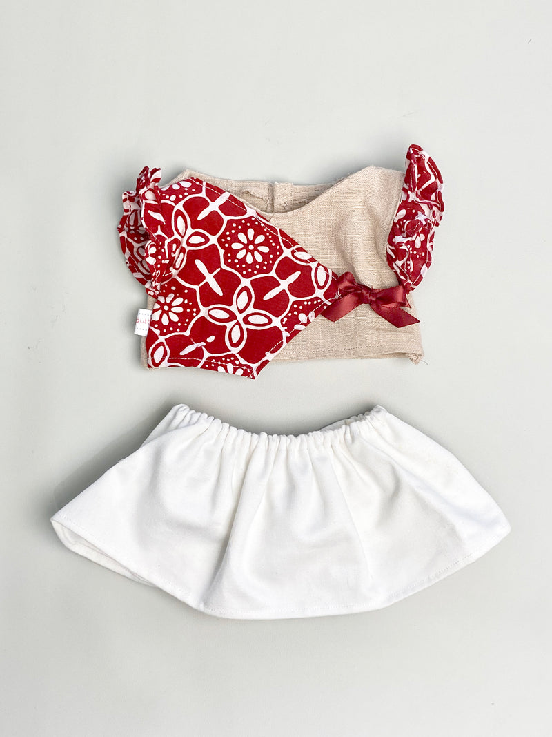 Gempita Bear Clothes in Red