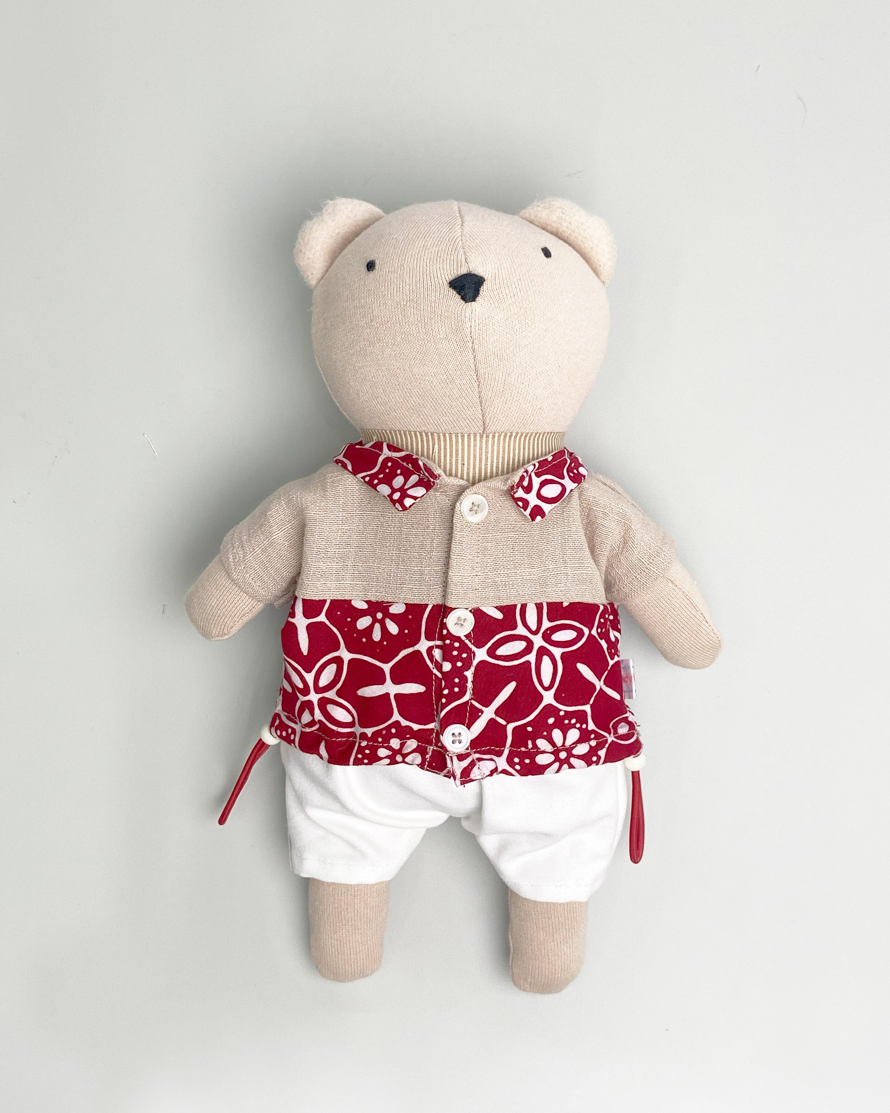 Bruno Bear Doll in Raka Clothes