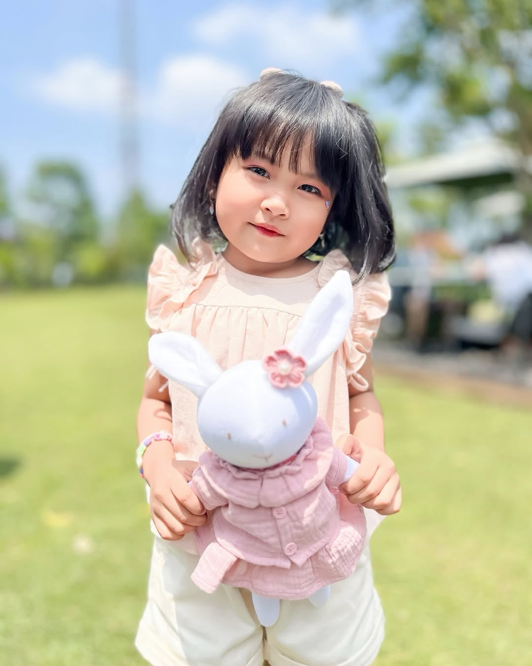 Lollie Bunny Doll in Sugar Rose