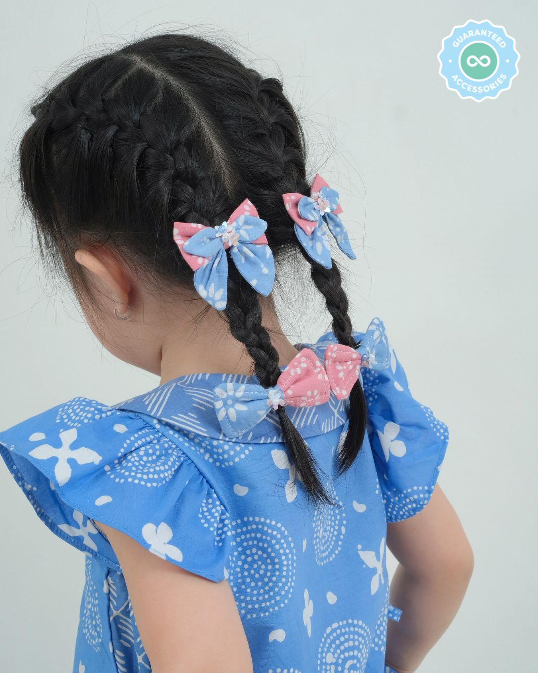 Riang Mini Bow Hairpin in Blue